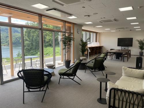 CafeGassanBlue店内