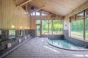 大井沢温泉館　朝日　浴室