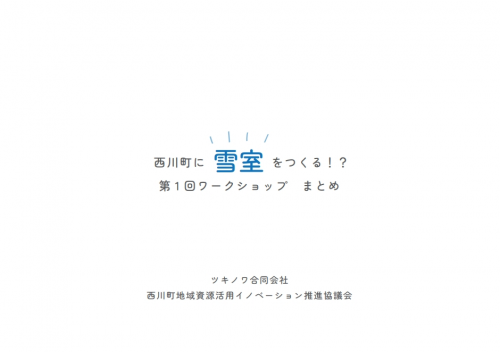 第一回雪室ワークショップ結果