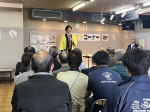 お茶のみ会内覧会の様子