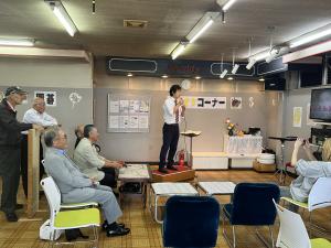 お茶のみ会内覧会の様子