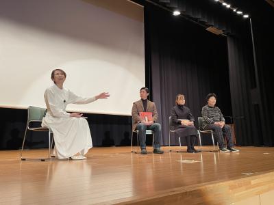 2月2日朗読会堀井さん・土田さん・伊藤さん・奥山さん