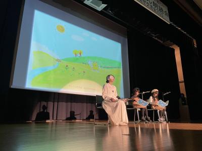2月2日朗読会堀井さん・大泉姉妹