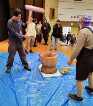 2月2日ごちゃまぜ交流会・餅つき